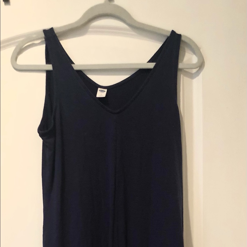 Navy blue old navy maxi dress